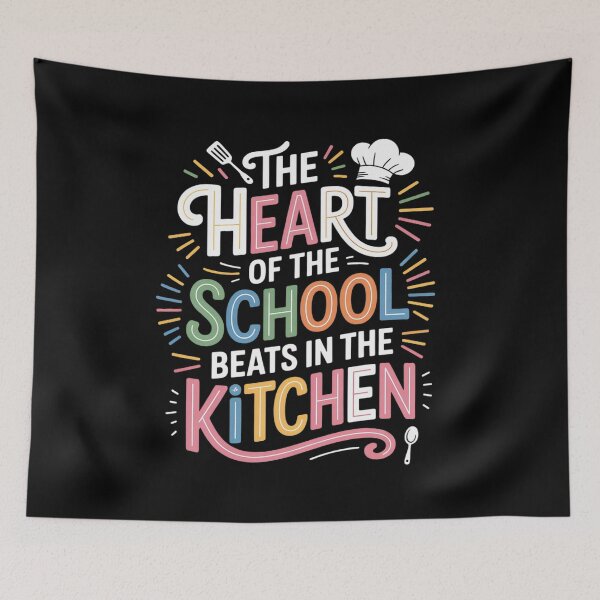 Item preview, The Heart Of The School Beats In The Kitchen Lunch Lad6  designed and sold by InspiredFoul.