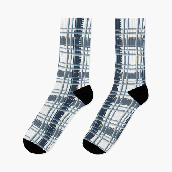 Item preview, Modern Blue Neutral Plaid Pattern designed and sold by IDEON-23.