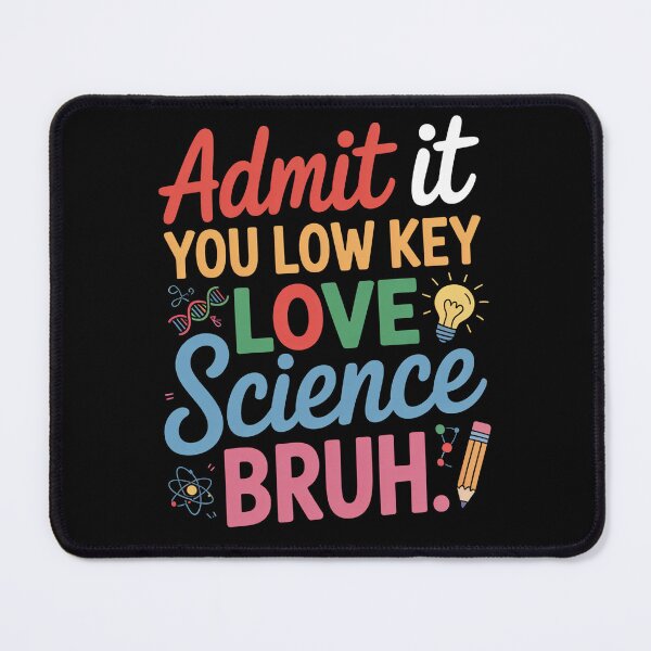 Item preview, Low Key Love Science Bruh Quote designed and sold by flagylART.