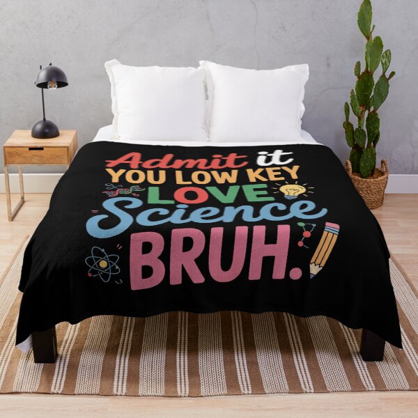 Item preview, Low Key Love Science Bruh Quote designed and sold by flagylART.
