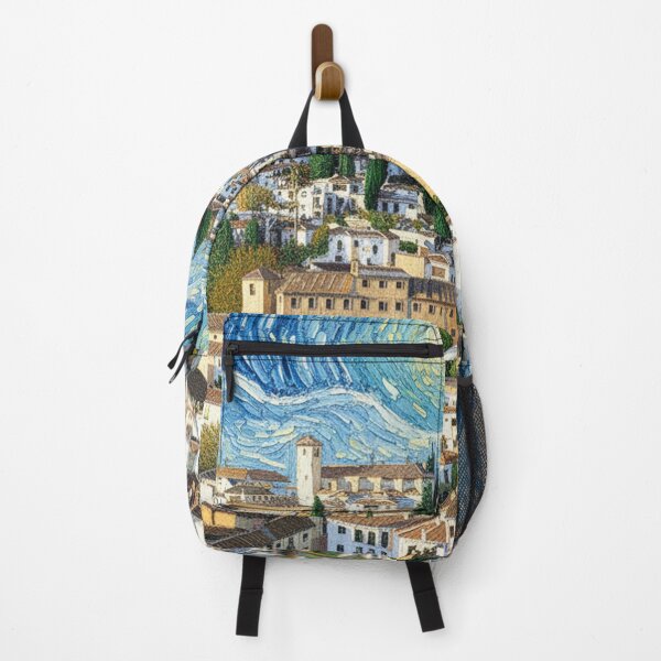 Item preview, The Albayzín seen from the Alhambra in the style of Van Gogh designed and sold by KukiLdeGuevara.