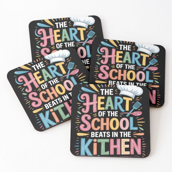 Item preview, The Heart of The School Beats in The Kitchen Lunch Lady 01  designed and sold by InspiredFoul.