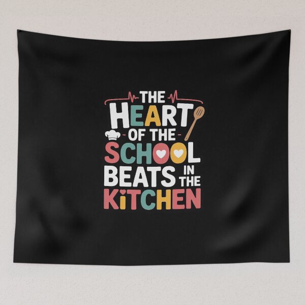 Item preview, The Heart of The School Beats in The Kitchen Lunch Lady 1  designed and sold by InspiredFoul.