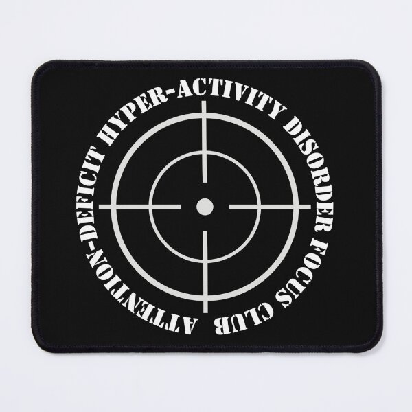 Item preview, A.D.H.D. Focus Club - White designed and sold by EmuEmporiumCo..