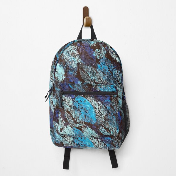 Item preview, Blue Winter Leaves Print v2 designed and sold by IsThisArt93.
