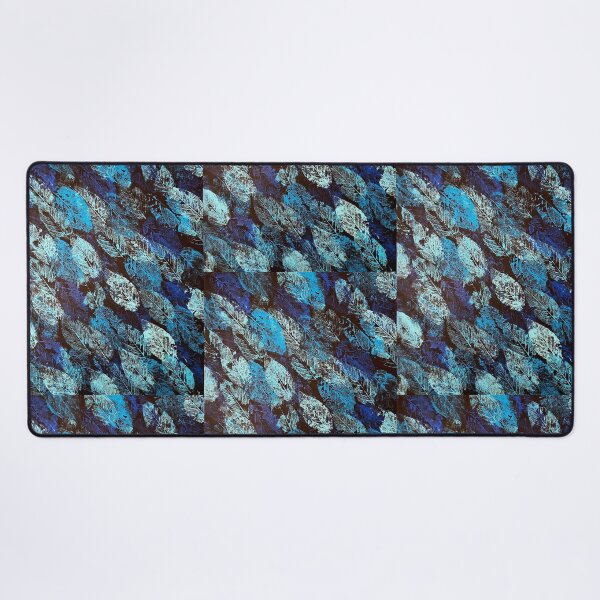 Item preview, Blue Winter Leaves Print v2 designed and sold by IsThisArt93.