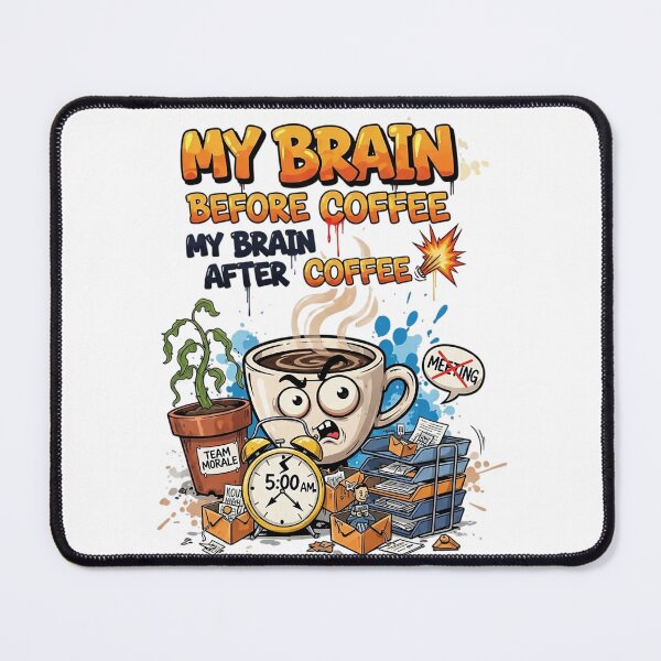 Item preview, Caffeine-Fueled Brain Response Graffiti Art designed and sold by newvisionart191.