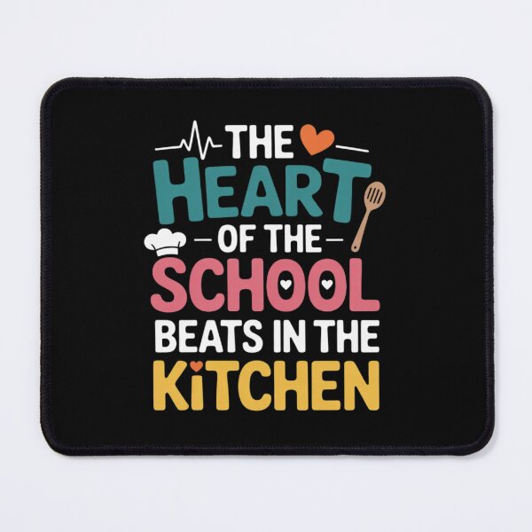Item preview, The Heart Of The School Beats In The Kitchen Lunch Lady 02 designed and sold by InspiredFoul.