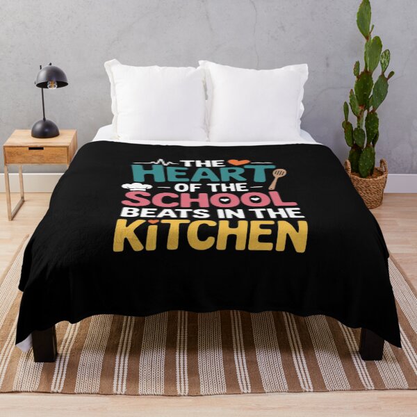 Item preview, The Heart Of The School Beats In The Kitchen Lunch Lady 02 designed and sold by InspiredFoul.