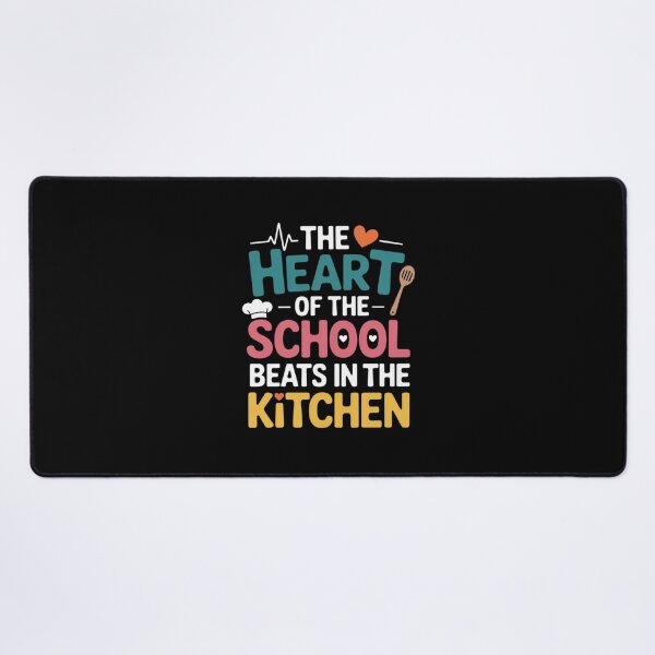 Item preview, The Heart Of The School Beats In The Kitchen Lunch Lady 02  designed and sold by InspiredFoul.