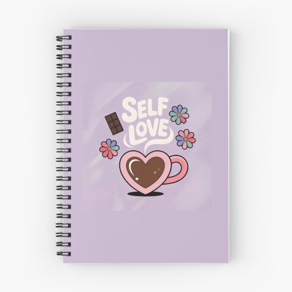 Item preview, Self Love Mug Design with Chocolate, Flowers, and Pastel Comfort Aesthetic designed and sold by SplashTastic.