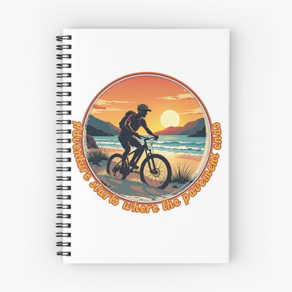 Item preview, MTB - Mountainbiker - Adventure starts where the pavement ends. designed and sold by Imaagica.