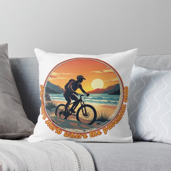 Item preview, MTB - Mountainbiker - Adventure starts where the pavement ends. designed and sold by Imaagica.
