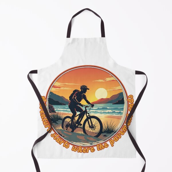 Item preview, MTB - Mountainbiker - Adventure starts where the pavement ends. designed and sold by Imaagica.