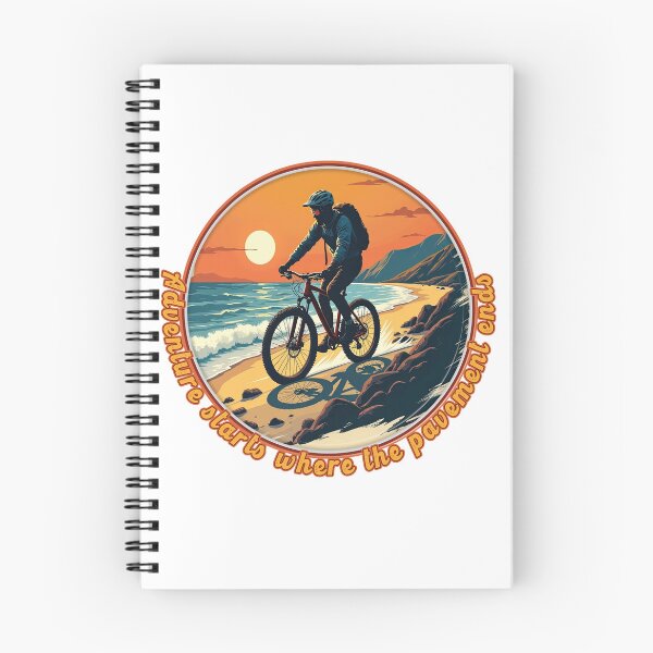 Item preview, MTB - Mountainbiker - Adventure starts where the pavement ends. designed and sold by Imaagica.