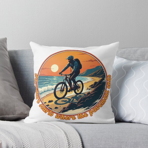 Item preview, MTB - Mountainbiker - Adventure starts where the pavement ends. designed and sold by Imaagica.