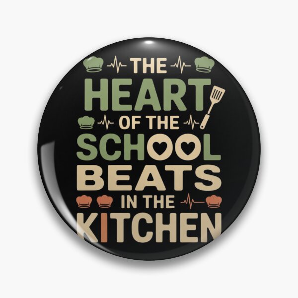 Item preview, The Heart of The School Beats in The Kitchen Lunch Lady 04  designed and sold by InspiredFoul.