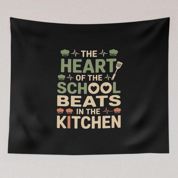 Item preview, The Heart of The School Beats in The Kitchen Lunch Lady 04  designed and sold by InspiredFoul.