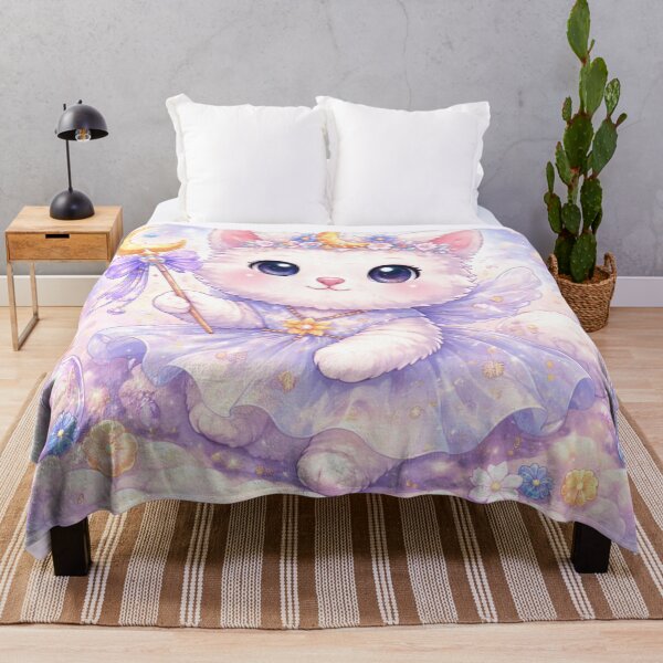 Item preview, Celestial Kawaii Kitten – Moon Fairy Fantasy designed and sold by kimkosovo.