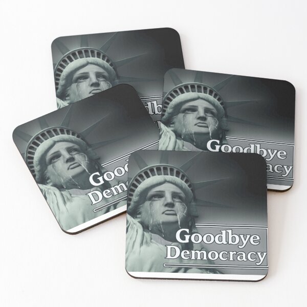 Item preview, Goodbye Democracy – A Cry for Freedom designed and sold by sami88art.