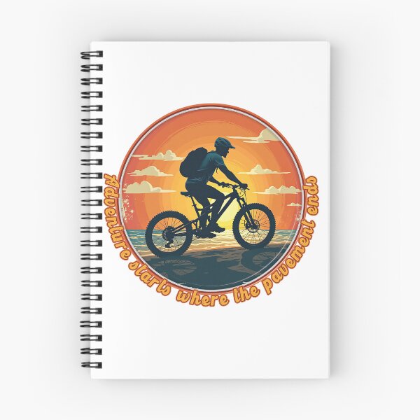 Item preview, MTB - Mountainbiker - Adventure starts where the pavement ends. designed and sold by Imaagica.