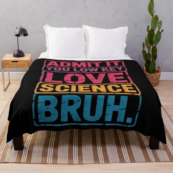 Item preview, Low Key Love Science Bruh Quote designed and sold by flagylART.