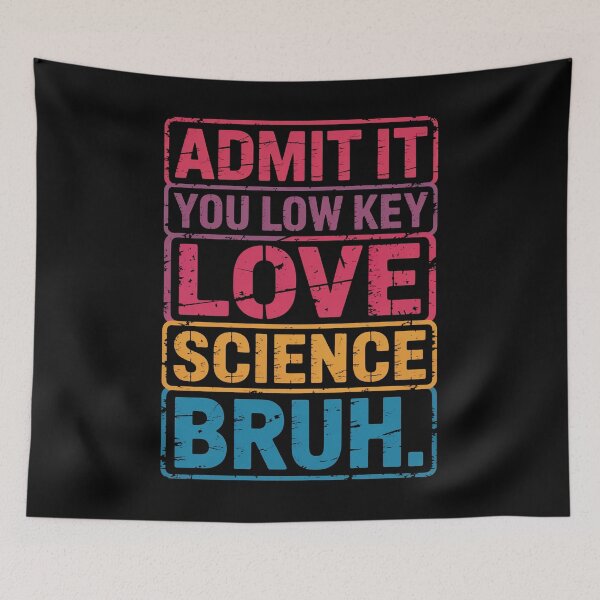 Item preview, Low Key Love Science Bruh Quote designed and sold by flagylART.