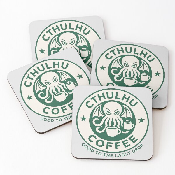 Item preview, Cthulhu's Coffee Good to the Last Drop 4-SM designed and sold by VoglR.