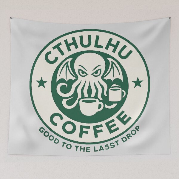 Item preview, Cthulhu's Coffee Good to the Last Drop 4-SM designed and sold by VoglR.
