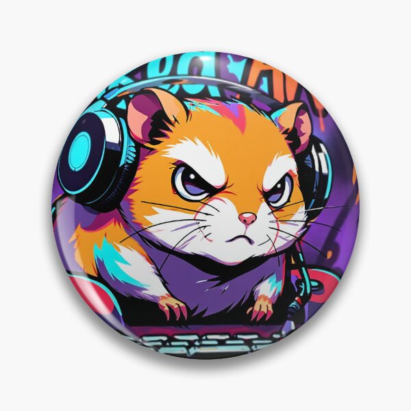 Item preview,  Stressed Hamster Facing Intense Ranked Anxiety designed and sold by newvisionart191.