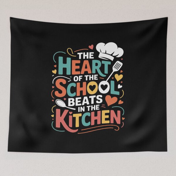 Artikelvorschau, Das Herz der Schule schlägt in der Küche – Kantinenfrau 05 entworfen und verkauft von InspiredFoul.