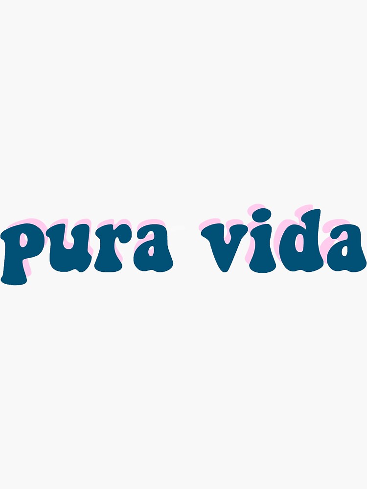 "Pura Vida" Sticker by ashhleyss | Redbubble