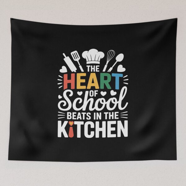 Item preview, The Heart of The School Beats in The Kitchen Lunch Lady 5  designed and sold by KotexTemu.