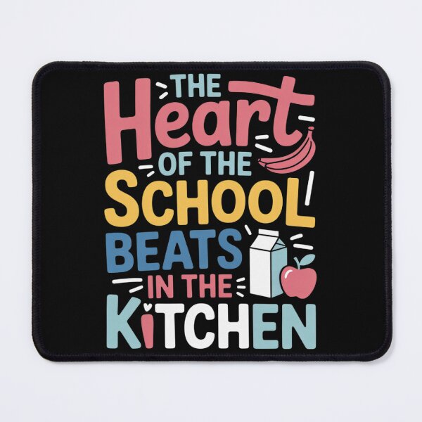 Item preview, The Heart Of The School Beats In The Kitchen Lunch Lady 6  designed and sold by InspiredFoul.