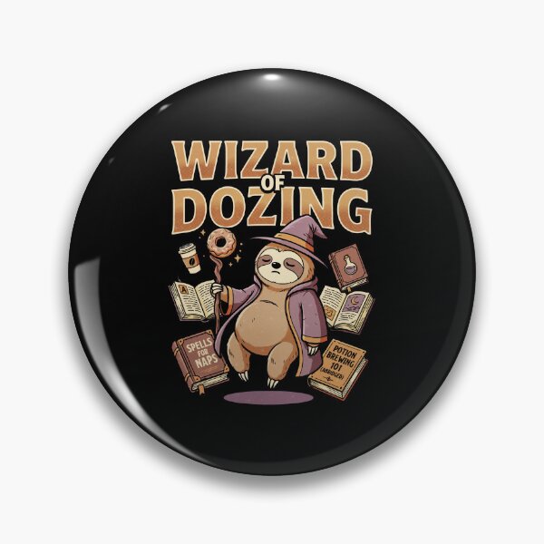 Item preview, Wizard of Dozing Sleepy Sloth Magic designed and sold by tollaru.