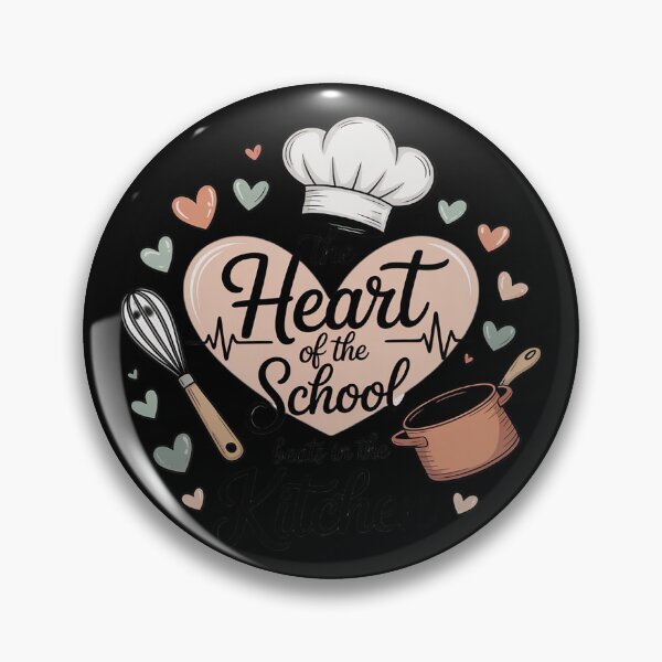 Item preview, The Heart of The School Beats in The Kitchen Lunch Lady 20  designed and sold by InspiredFoul.