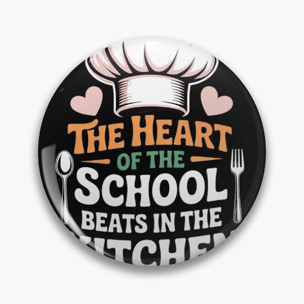Item preview, The Heart of The School Beats in The Kitchen Lunch Lady 21  designed and sold by KotexTemu.