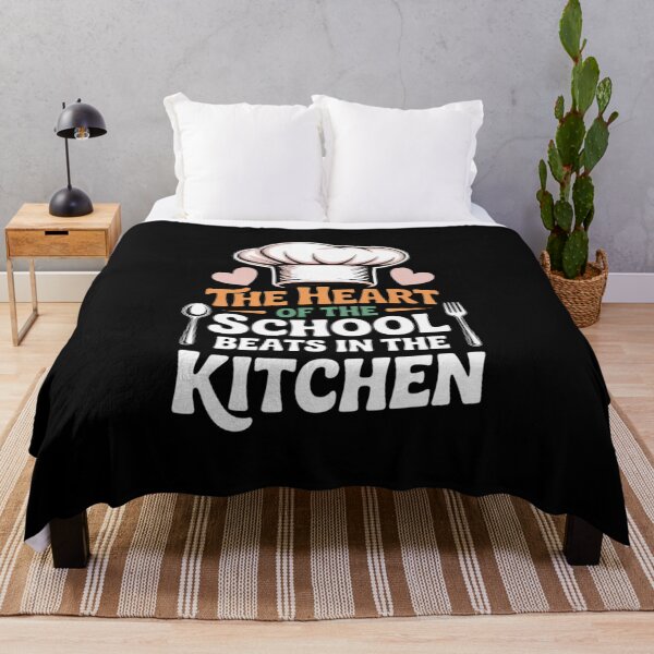 Item preview, The Heart of The School Beats in The Kitchen Lunch Lady 21 designed and sold by KotexTemu.