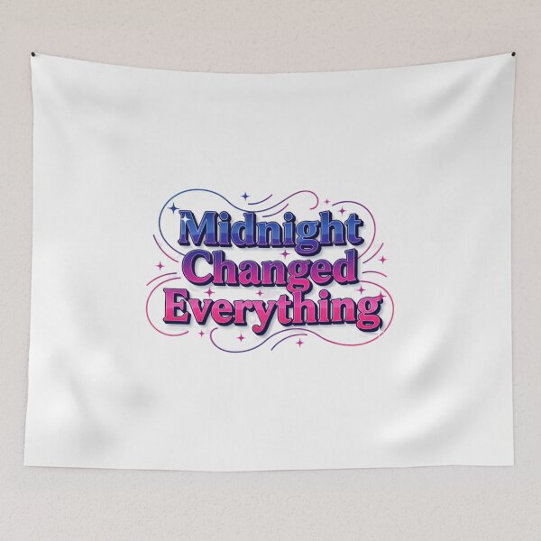 Item preview, Midnight Changed Everything-New Year Gen Z Aesthetic Quote Design designed and sold by Aarvya Fashion Club ( A.F.C ).