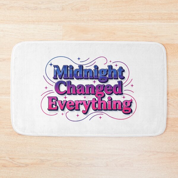 Item preview, Midnight Changed Everything-New Year Gen Z Aesthetic Quote Design designed and sold by Aarvya Fashion Club ( A.F.C ).
