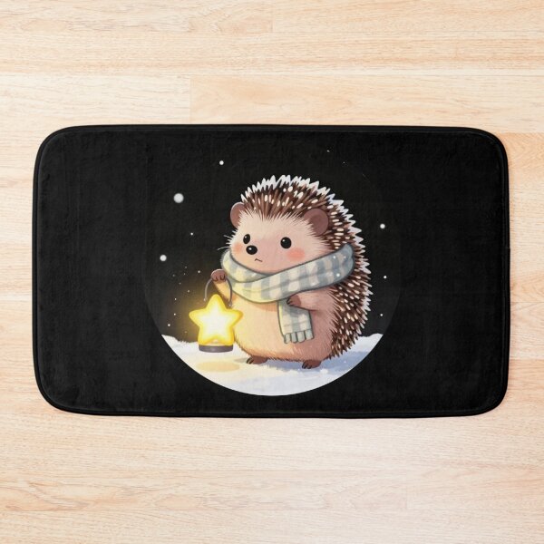 Item preview, Hedgehog Christmas Glow designed and sold by Aetheriswork.