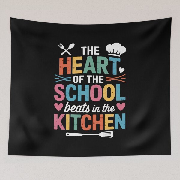 Item preview, The Heart of The School Beats in The Kitchen Lunch Lady 23  designed and sold by KotexTemu.