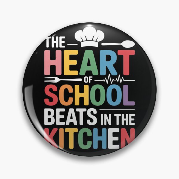 Item preview, The Heart of The School Beats in The Kitchen Lunch Lady 24  designed and sold by InspiredFoul.