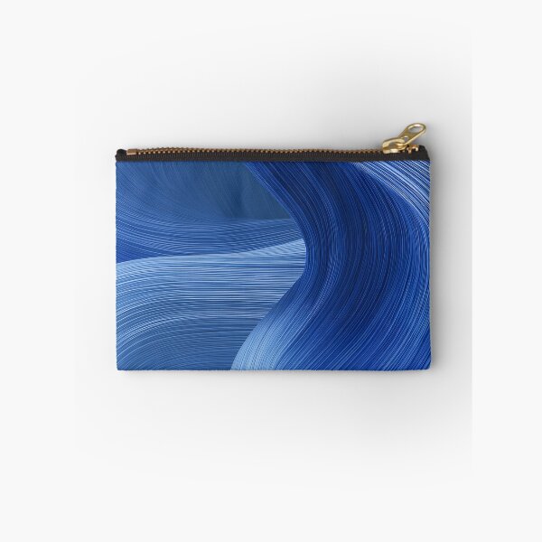 Item preview, Blue Line Abstract Waves – Zen Fluid Motion designed and sold by NewArt33.