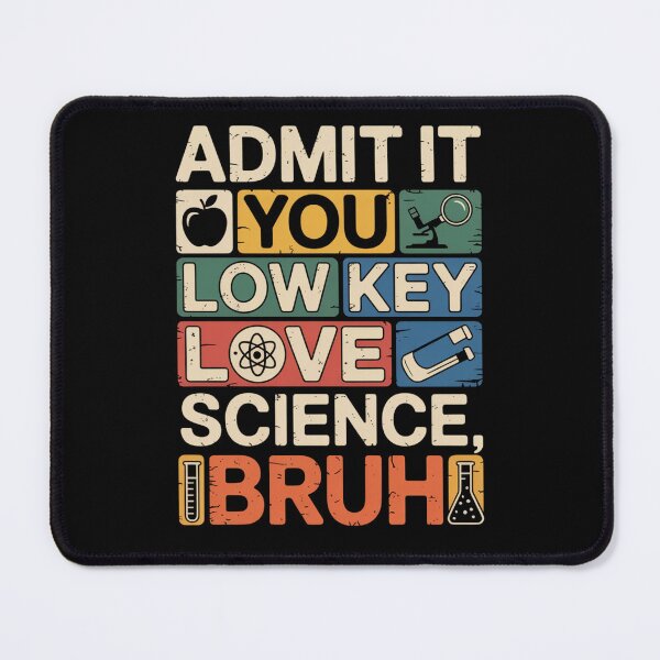 Item preview, Low Key Love Science Bruh Quote designed and sold by flagylART.