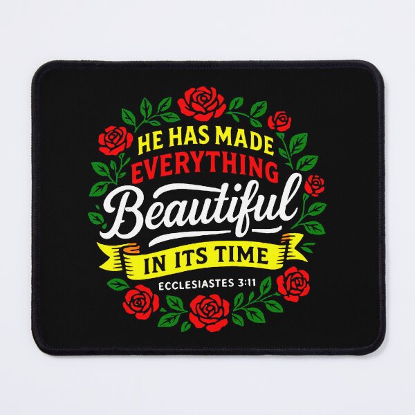 Item preview, Ecclesiastes 3:11 He Has Made Everything Beautiful In Its Time designed and sold by plushism.
