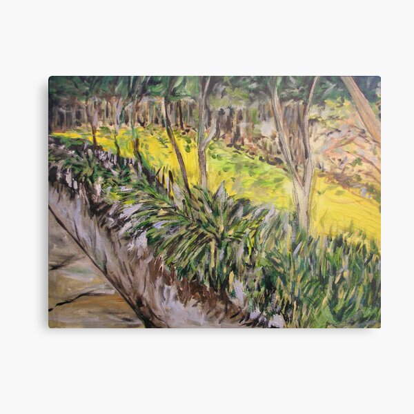 The Garden Wall - Leura Metal Print
