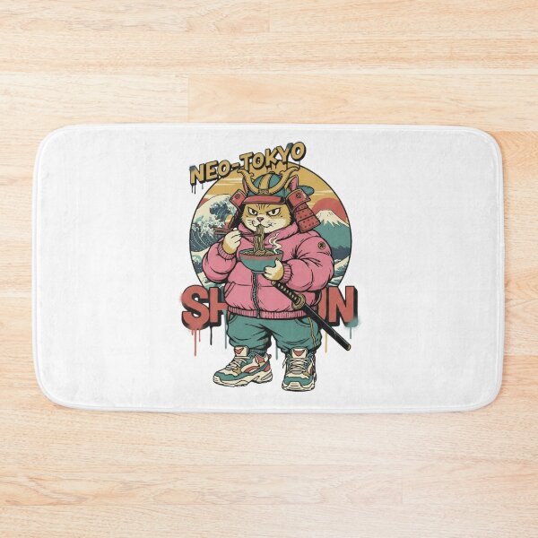 Item preview, Samurai Cat Ramen Streetwear – Retro 90s Japanese Ukiyo-e Style Aesthetic Art designed and sold by FUIRY .