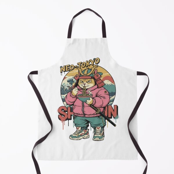 Item preview, Samurai Cat Ramen Streetwear – Retro 90s Japanese Ukiyo-e Style Aesthetic Art designed and sold by FUIRY .