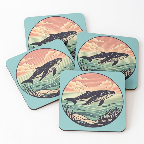 Item preview, Animals of La Paz Mexico | Retro Pastel Wildlife Art with Black Ink Illustrations designed and sold by Dream Circuit .